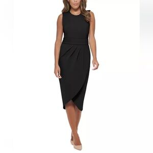 Elegant Black Sleeveless Dress CK